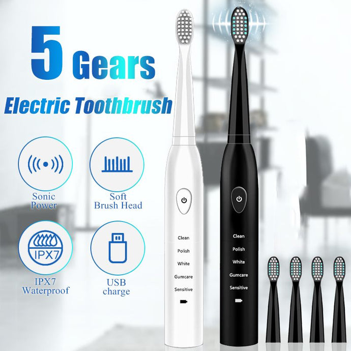 Powerful Electric Toothbrush Rechargeable